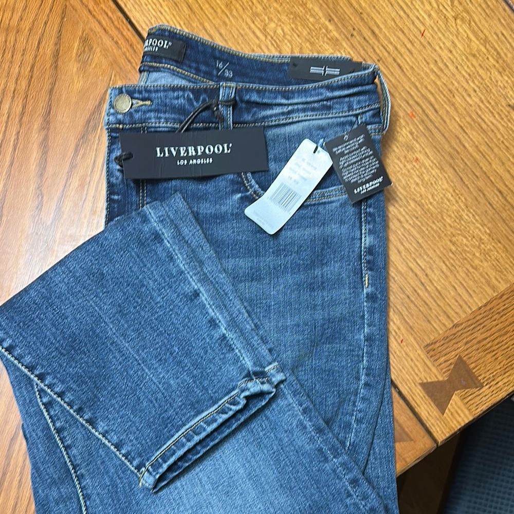 Liverpool NWT Los Angeles Ankle Skinny Blue Jeans